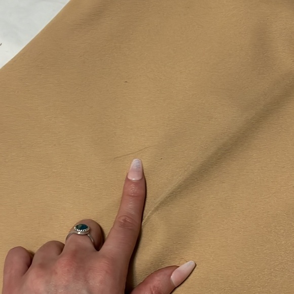 Vintage 1970’s High Rise Tan Wide Leg Bell Bottom Trousers, xs fit - Picture 10 of 10